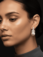 Aganya kreation Earrings Diamond Look Like Lilia Earrings - Elegant & Timeless Design
