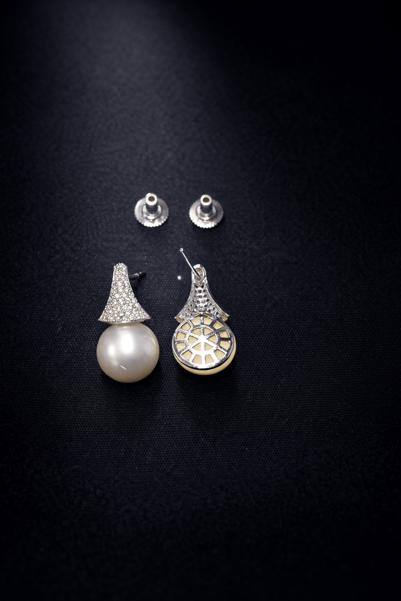 Aganya kreation Earrings Diamond Look Like Lilia Earrings - Elegant & Timeless Design