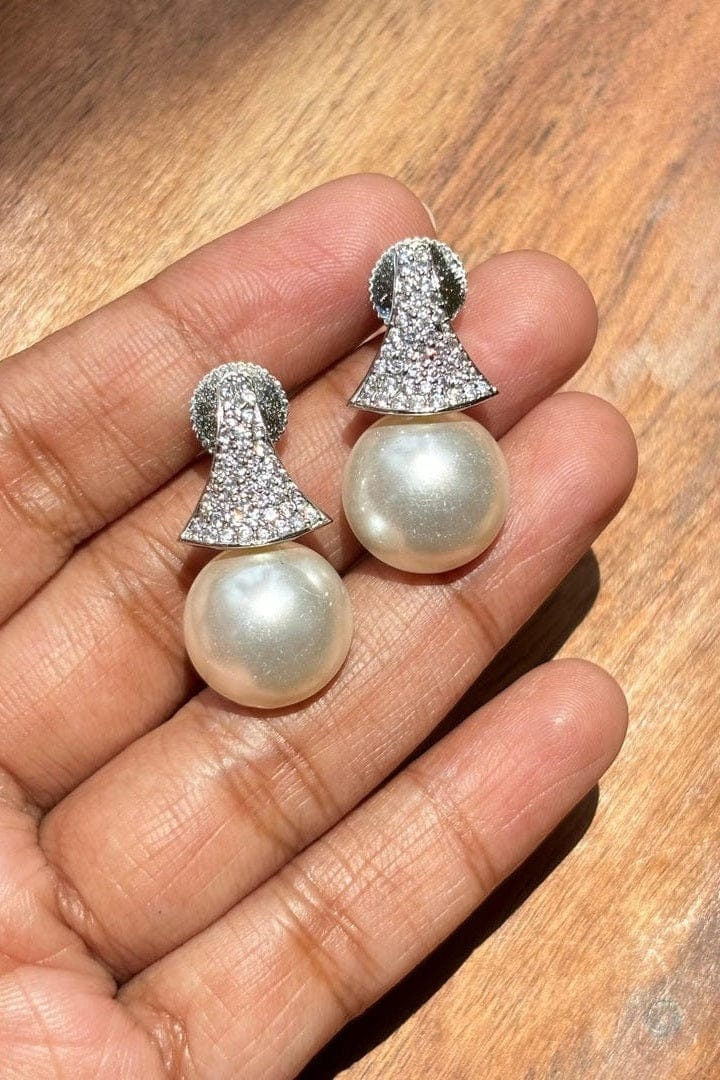 Aganya kreation Earrings Diamond Look Like Lilia Earrings - Elegant & Timeless Design