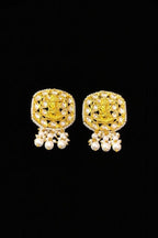 Aganya kreation Earrings Ekdant Polki Kundan Earrings - Timeless Elegance