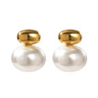 Aganya kreation Earrings Elaris-18k Gold Plated Stainless Steel Tarnish Free Waterproof Female Earrings anti tarnish