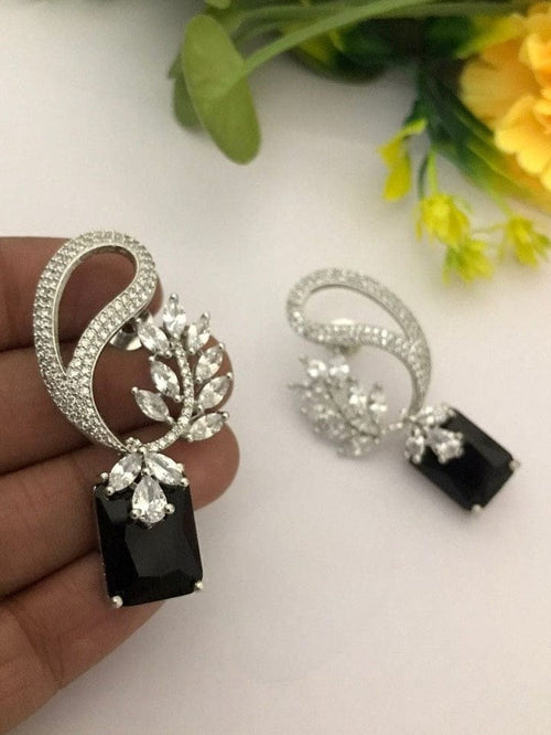 Aganya kreation Earrings Elegant Ubieda Earrings - Silver Plated brass
