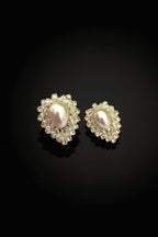 Aganya kreation Earrings Grace Earrings - Elegant Strawberry Pearl Jewelry