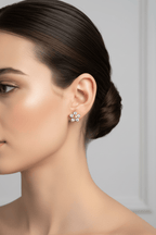 Aganya kreation Earrings Helena 18k Gold Plated 316L Grade Stainless Steel PVD Coating (2.5 Microns) Waterproof Female Jewellery