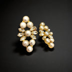 Aganya kreation Earrings Kanchan Real Pearl kundan Earrings - Elegant & Handcrafted Jewelry