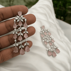Aganya kreation Earrings Kyla Designer Earrings - Elegant Silver Plated Jewelry