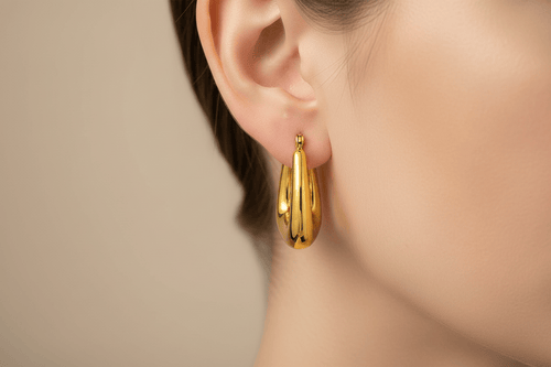 Aganya kreation Earrings Mabel Earrings 18k Gold Plated Stainless Steel Tarnish Free Waterproof Female Jewellery