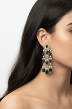 Aganya kreation Earrings Maren Designer Earrings - Elegant Silver Plated Jewelry