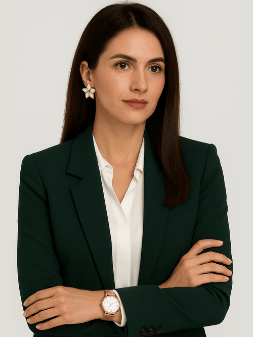 Aganya kreation Earrings Mitama Real Pearl Earrings - Handcrafted Elegance