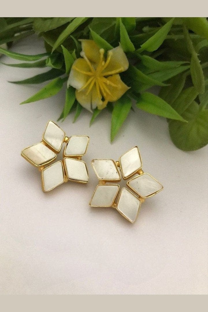 Aganya kreation Earrings Mitama Real Pearl Earrings - Handcrafted Elegance