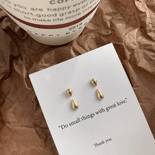 Earrings Prita -18k Gold Plated Stainless Steel Tarnish Free Waterproof Female Earrings