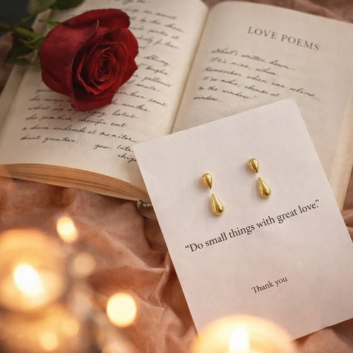 Earrings Prita -18k Gold Plated Stainless Steel Tarnish Free Waterproof Female Earrings