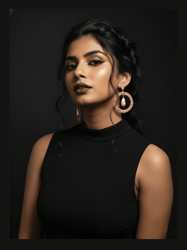 Aganya kreation Earrings Real Pearl Julia Hoops - Elegant Ethnic & Western Earrings