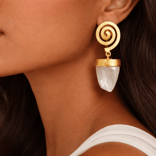 Aganya kreation Earrings Real Pearl Pakhi Earrings - Ethnic & Western Elegance