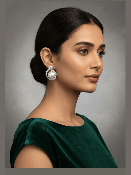 Aganya kreation Earrings Ridhima Ad Earrings - Timeless Elegance for Every Occasion