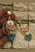 Aganya kreation Earrings Sana Real Pearl Earrings - Elegance in Every Detail