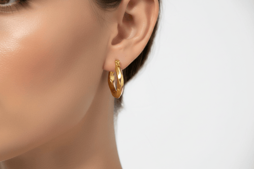 Aganya kreation Earrings Saoirse Earrings 18k Gold Plated Stainless Steel Tarnish Free Waterproof Female Jewellery