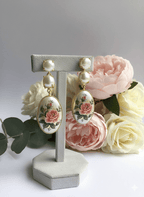 Aganya kreation Earrings Savi Real Pearl Earrings - Elegance in Every Detail