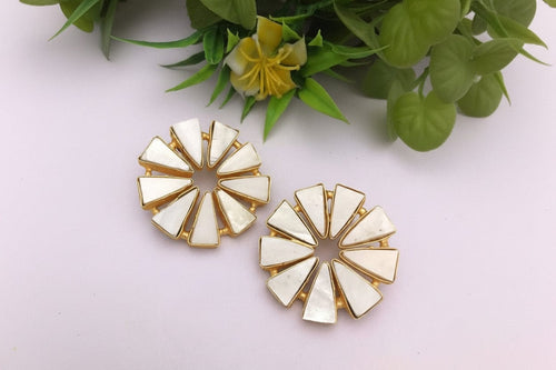 Aganya kreation Earrings Sofia Real Pearl Earrings - Elegant & Handcrafted Jewelry