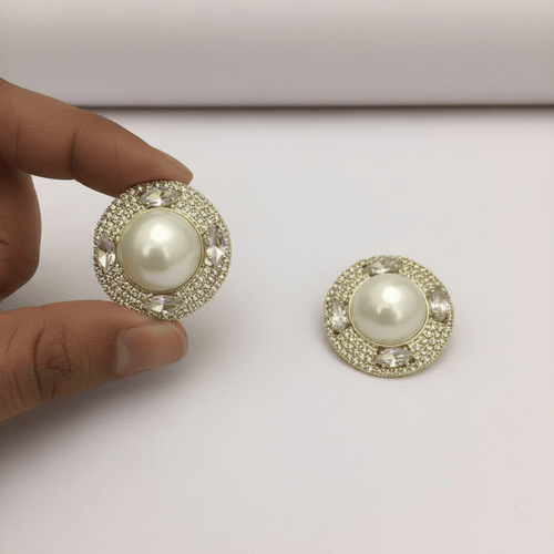 Aganya kreation Earrings Sukriti Ad Pearl Earrings - Elevate Your Style with Whimsy