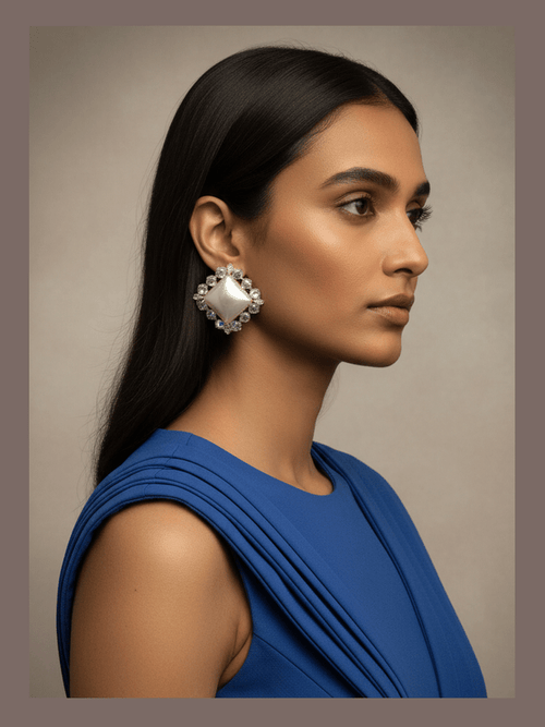 Aganya kreation Earrings Tamaira Classy Earrings - Elegant Anti-Tarnish Pearl Design