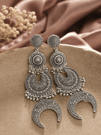 Aganya kreation Earrings Western German Silver Earrings - Elegant & Timeless Design