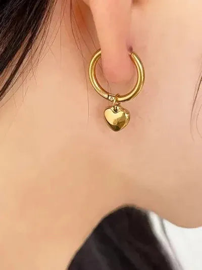 Aganya kreation ES-230 – 18k Gold Plated Stainless Steel Tarnish Free Waterproof Female Jewellery