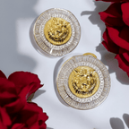 Aganya kreation Gabriela Earrings - Elegant American Diamond Jewelry