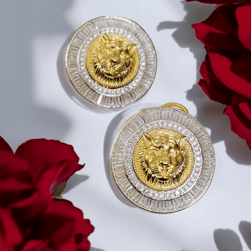 Aganya kreation Gabriela Earrings - Elegant American Diamond Jewelry