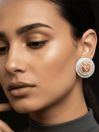 Aganya kreation Gabriela Earrings - Elegant American Diamond Jewelry