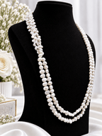 Aganya kreation Jewelry AarohiFreshwater Pearl Necklace – Real Pearl Jewellery for Women