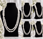 Aganya kreation Jewelry AarohiFreshwater Pearl Necklace – Real Pearl Jewellery for Women