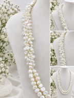 Aganya kreation Jewelry AarohiFreshwater Pearl Necklace – Real Pearl Jewellery for Women