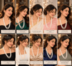 Aganya kreation Jewelry AarohiFreshwater Pearl Necklace – Real Pearl Jewellery for Women