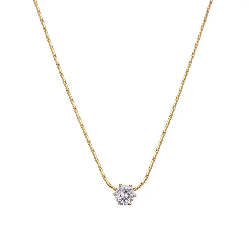 C-188 18k Gold Plated Stainless Steel Tarnish Free Waterproof Female Jewellery