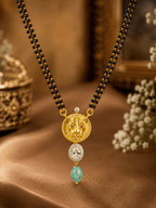 Aganya kreation Jewelry Rajvanshi AD & Onyx Mangalsutra — strongest royal/heritage feel