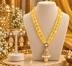 Aganya kreation Jewelry Saawariya Ethnic Kundan Meenakari Necklace Set for Women