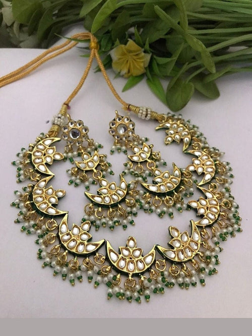 Aganya kreation jewelry Sets Aadrika Kundan Set - Handcrafted Elegance for Every Occasion