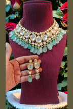 Aganya kreation jewelry Sets Aisha Kundan Set - Elegant Jewelry for Every Occasion