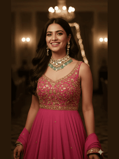 Aganya kreation jewelry Sets Aisha Kundan Set - Elegant Jewelry for Every Occasion Mint