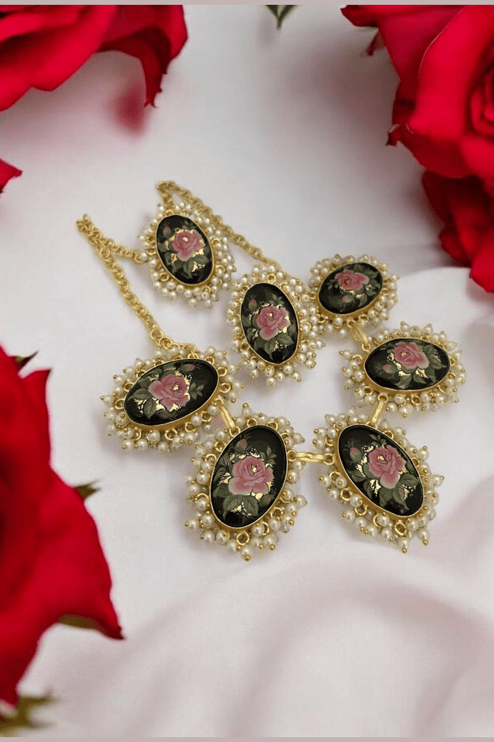Aganya kreation jewelry Sets Arundhati Real Pearl Set - Elegant Ethnic & Western Jewelry