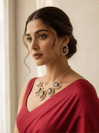 Aganya kreation jewelry Sets Arundhati Real Pearl Set - Elegant Ethnic & Western Jewelry