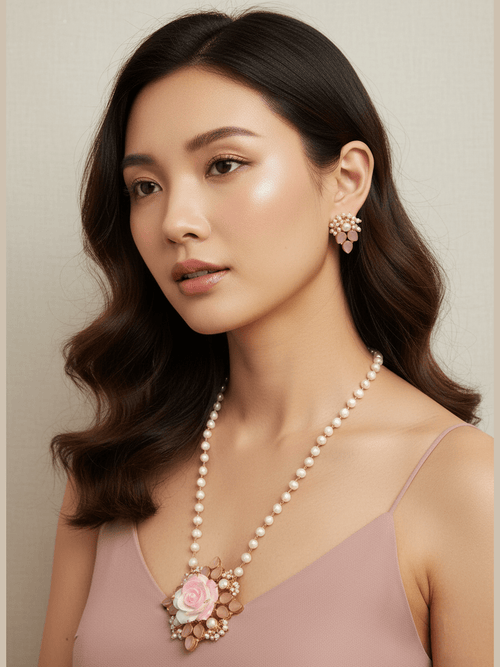 Aganya kreation jewelry Sets Aurelia Real Pearl Sets - Elegant Jewelry for Every Occasion