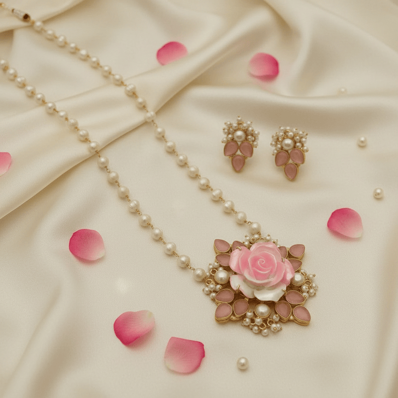Aganya kreation jewelry Sets Aurelia Real Pearl Sets - Elegant Jewelry for Every Occasion