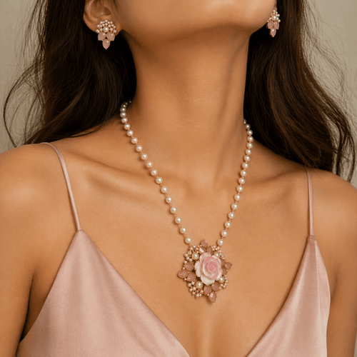 Aganya kreation jewelry Sets Aurelia Real Pearl Sets - Elegant Jewelry for Every Occasion