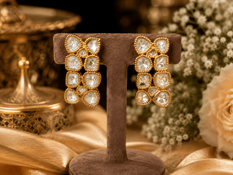Aganya kreation jewelry Sets Aurora massonite polki kundan set