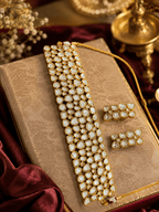 Aganya kreation jewelry Sets Aurora massonite polki kundan set