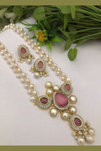 Aganya kreation jewelry Sets Azania Real Pearl Set - Elegant Brass Jewelry