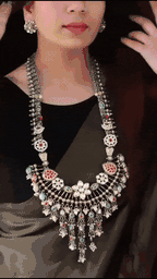 Aganya kreation jewelry Sets Baruni Set - Exquisite German Silver Kundan Jewelry