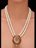 Aganya kreation jewelry Sets Bhagya Real Pearl Set - Exquisite Ethnic Jewelry